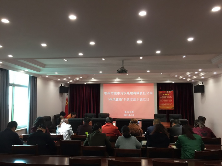 公司第二支部开展“作风建设”专题支部主题党日活动