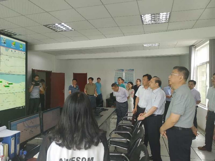 省人大调研组来我公司实地调研洋澜湖综合治理工作情况